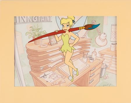Lot #885 Tinker Bell limited edition cel from the Magic of Disney series - 'Tink Ink and Paint' - Image 3