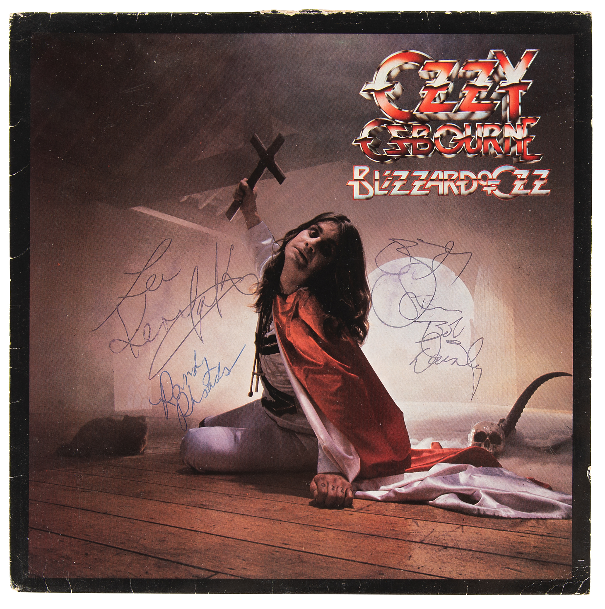 Ozzy Osbourne Band-Signed Album - Blizzard of Ozz | RR Auction
