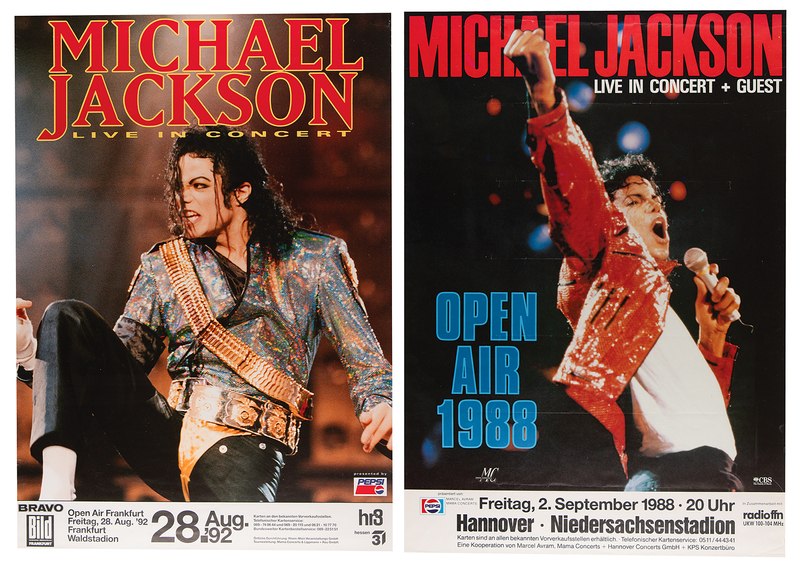 Lot 3629 Michael Jackson (2) Original Promotional Posters