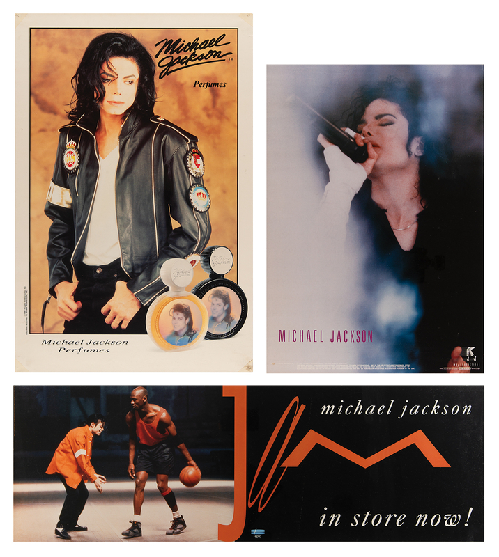 Lot 3630 Michael Jackson (3) Original Promotional Posters