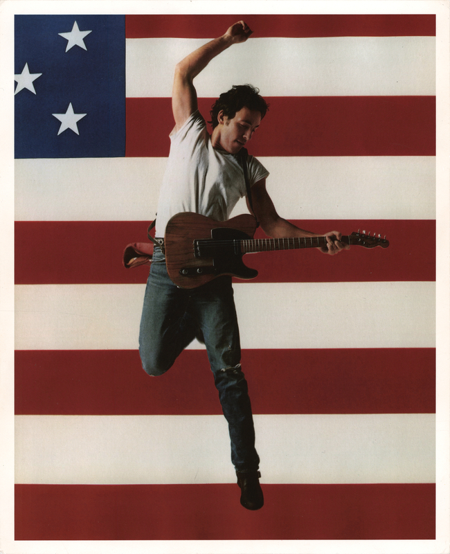 Lot 3539 Bruce Springsteen Photographic Print by Annie Leibovitz - Born in the U.S.A.