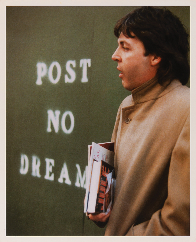 Lot 3186 Paul McCartney Photographic Print by Linda McCartney - Post No Dreams