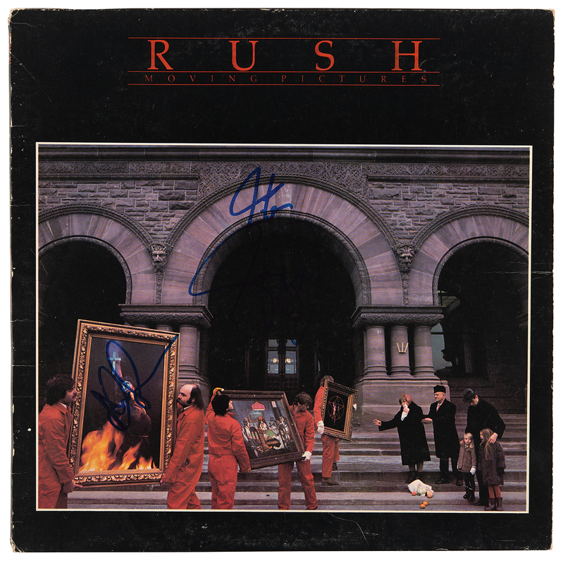 Lot 3471 Rush Signed Album - Moving Pictures