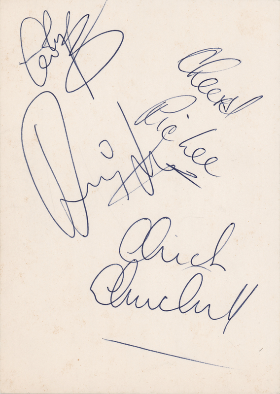 Lot 3462 Ten Years After Signatures