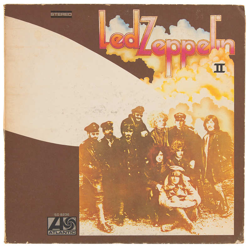 Lot 3336 Led Zeppelin II U.S. Promotional 'Robert Ludwig' First Pressing Promo Album (Atlantic Records, SD 8236, Stereo)