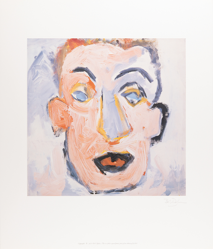 Lot 3217 Bob Dylan Limited Edition Plate-Signed Print