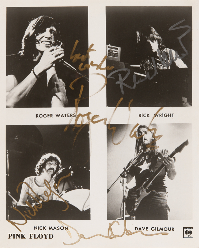 Lot 3700 Pink Floyd Fully Signed Photograph