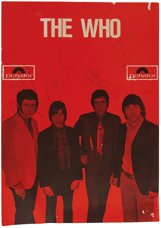 Lot 3293 The Who Signed Polydor Mini Promotional Poster (11.5˝ x 16.25˝)