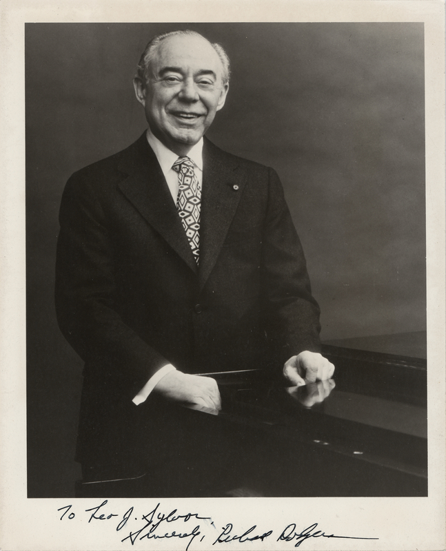 Lot 3384 Richard Rodgers Signed Photograph