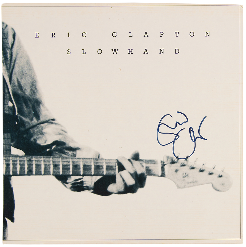 Lot 3496 Eric Clapton Signed Album - Slowhand