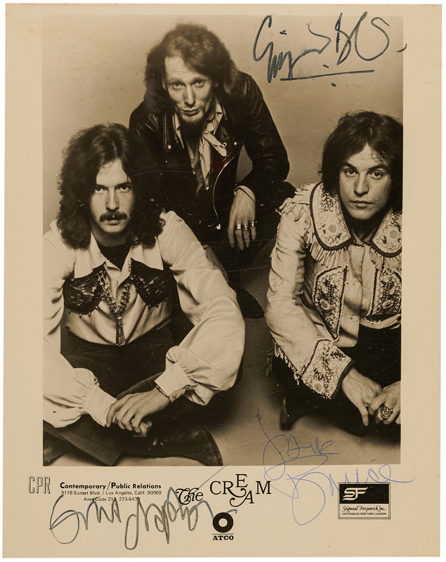 Lot 3407 Cream Signed Photograph