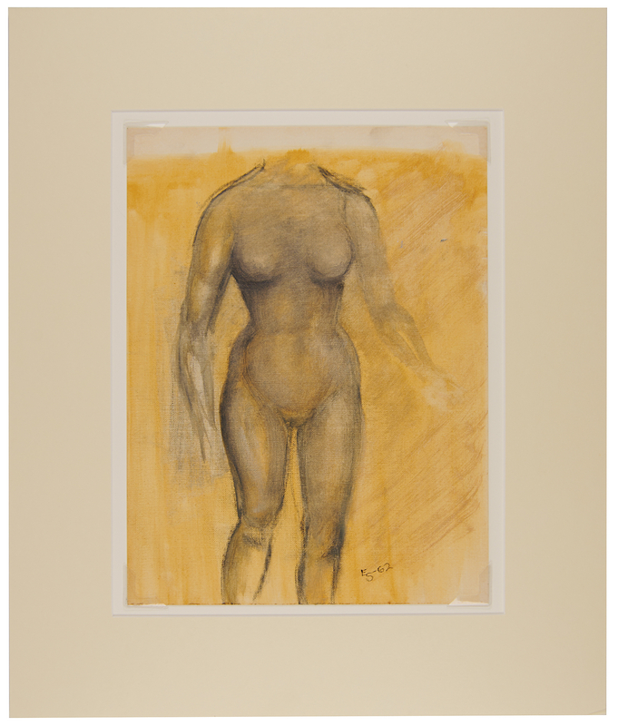 Lot 3412 Edie Sedgwick Original Female Study Artwork (1962)