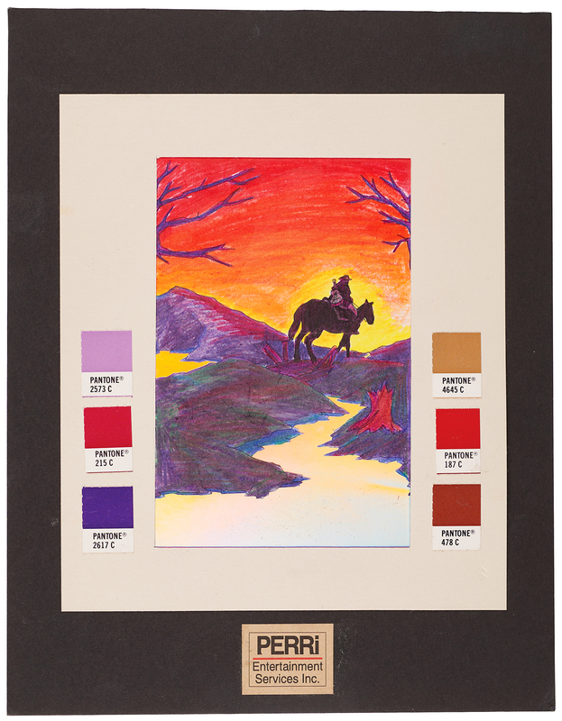 Lot 3526 Lynyrd Skynyrd Concept Artwork for 'The Last Rebel Tour' Backstage Pass