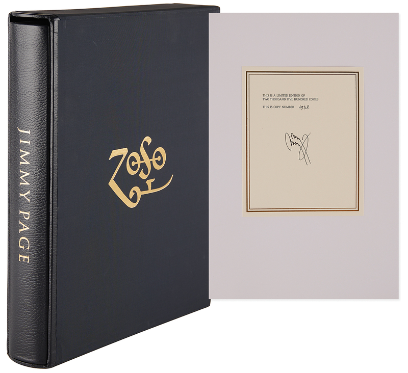 Lot 3334 Jimmy Page Signed Genesis Book - Jimmy Page (Ltd. Ed. #1938/2500)