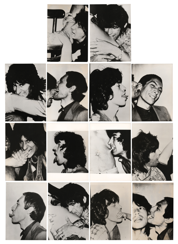 Lot 3258 Rolling Stones and Andy Warhol (14) Promotional Photographs for 'Love You Live'