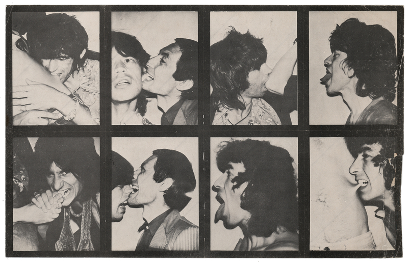 Lot 3287 Rolling Stones and Andy Warhol 1977 Unused Sticker Sheet for 'Love You Live'