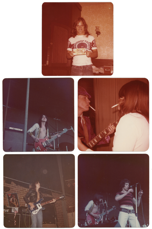 Lot 3472 AC/DC (5) Original Photographs (ca. 1976)