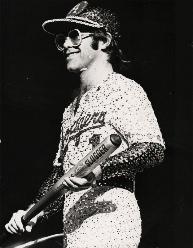 Lot 3521 Elton John 1975 Dodgers Stadium Concert Photograph