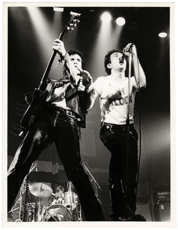 Lot 3573 The Clash 1978 Concert Photograph by Barry Plummer