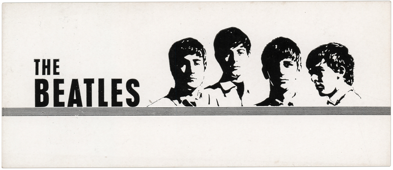 Lot 3146 Beatles 1963 NEMS Business Card