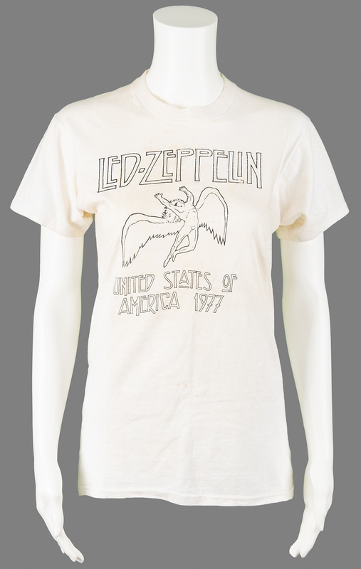 Lot 3340 Led Zeppelin Original 1977 American Tour T-Shirt