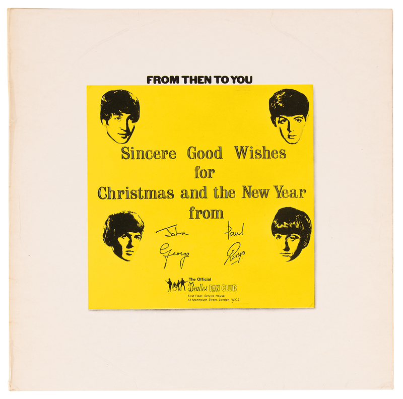 Lot 3123 Beatles 1970 Fan Club Christmas Album - 'From Then to You'