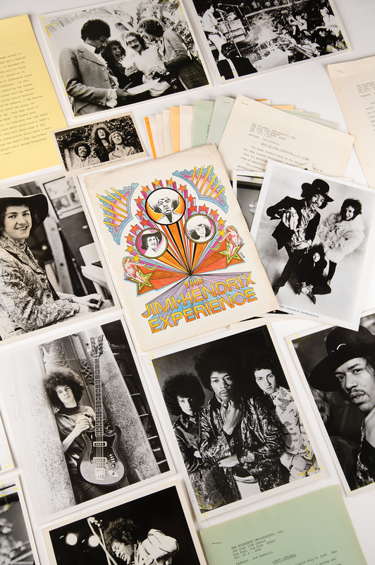 Lot 3231 Jimi Hendrix Experience Original 1969 Reprise Records Promotional Press Kit