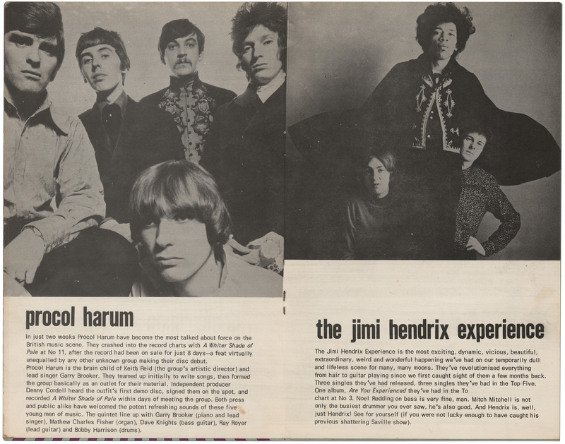 Lot 3249 Jimi Hendrix Experience Original Saville Theatre Program (June 4, 1967)