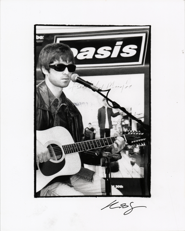Lot 3691 Oasis: Noel Gallagher Photograph by Michael Spencer Jones