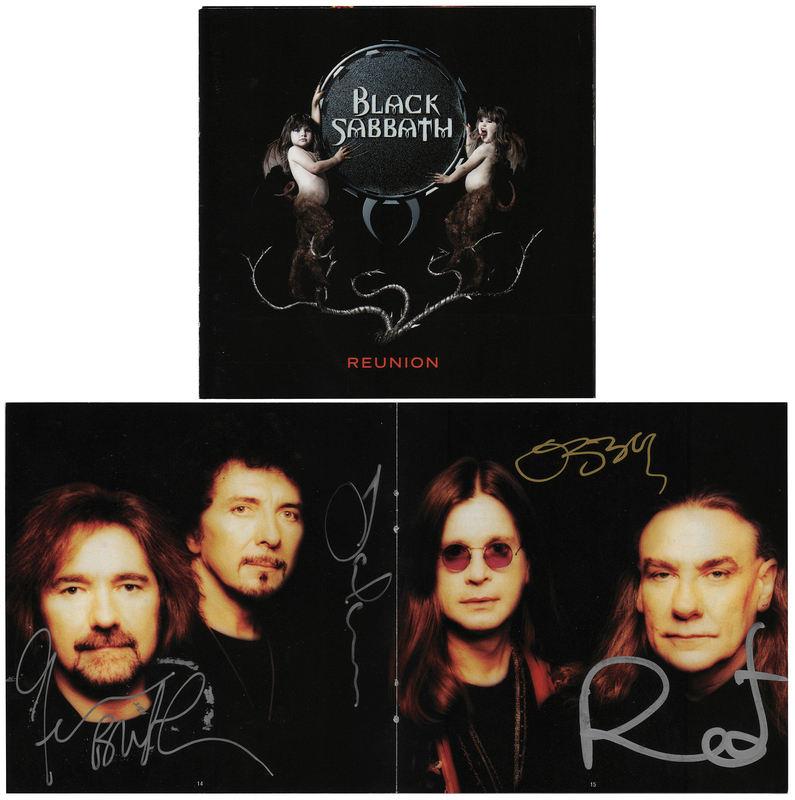 Lot 3480 Black Sabbath Signed CD - Reunion