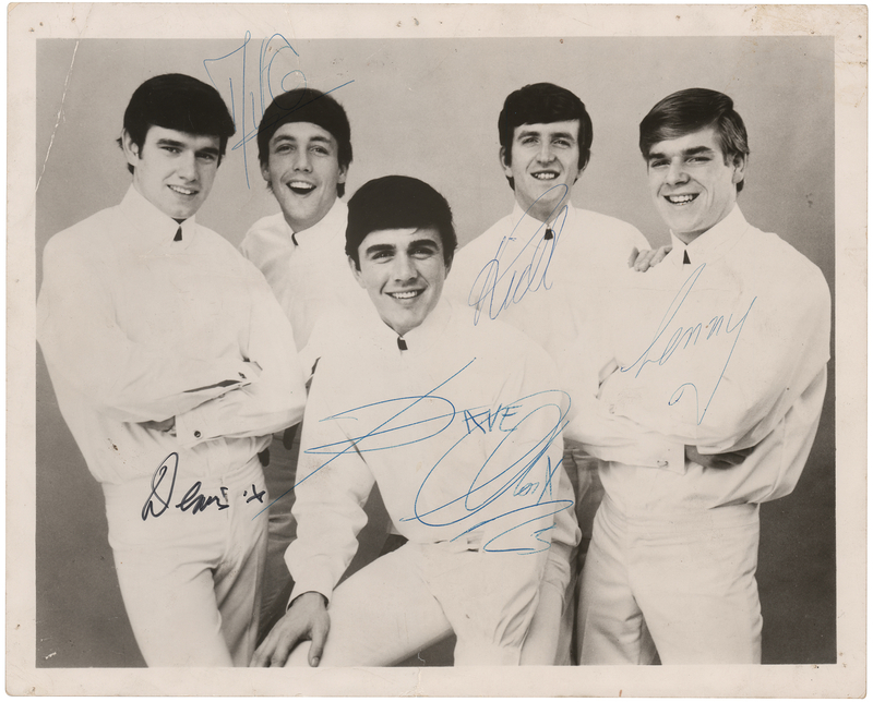 Lot 3431 Dave Clark Five Signed Photograph