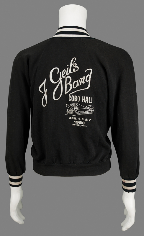 Lot 3603 J. Geils Band 1980 Cobo Hall (Detroit, Michigan) Concert Sweatshirt