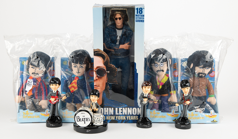 Lot 3127 Beatles (9) Dolls and Figurines