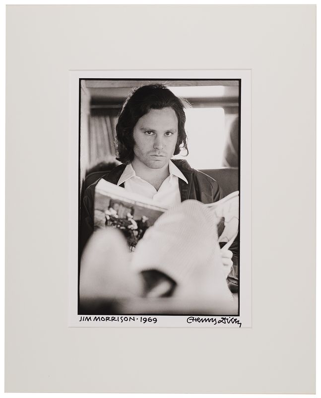 Lot 3306 Jim Morrison Oversized Photograph Signed by Henry Diltz