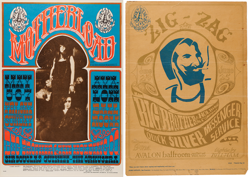 Lot 3438 Janis Joplin (2) Avalon Ballroom Concert Posters (14? x 20?)