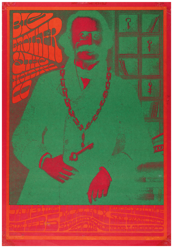 Lot 3415 Big Brother and the Holding Company 1967 The Matrix Concert Poster (14˝ x 20˝)