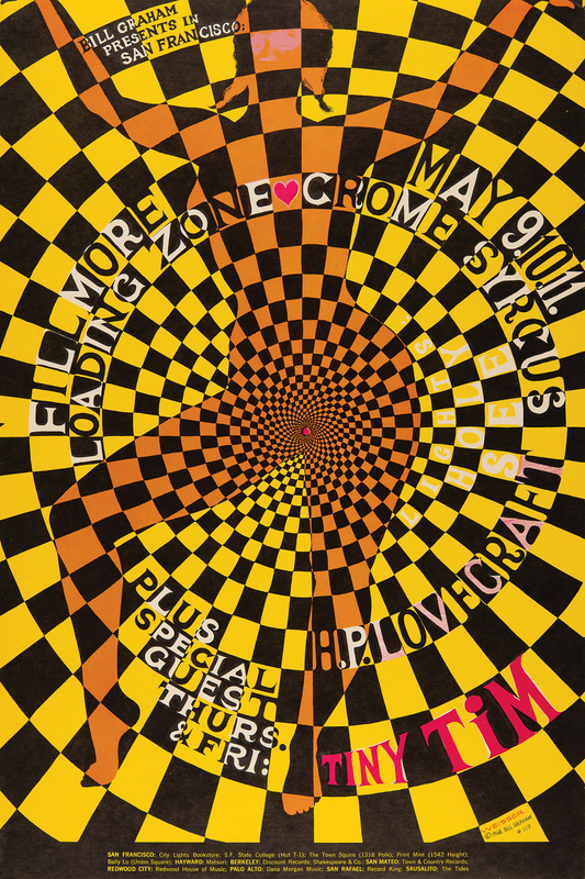 Lot 3442 The Loading Zone 1968 Fillmore Concert Poster (14˝ x 21˝)