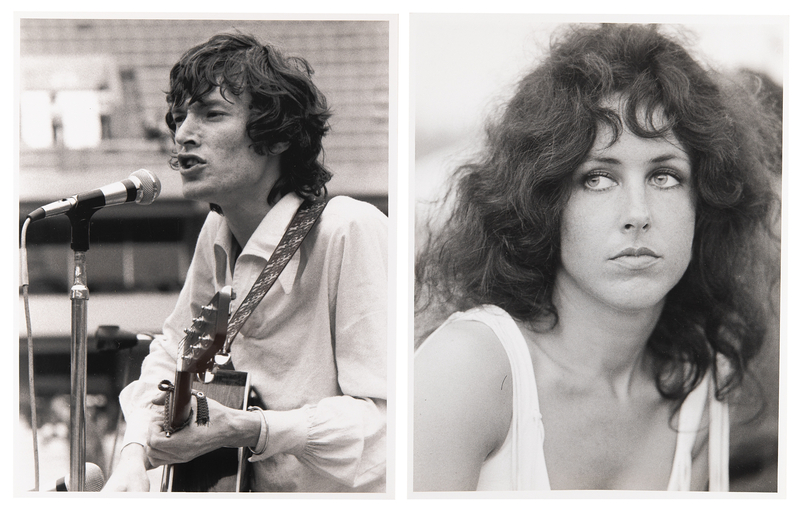 Lot 3461 Grace Slick and Steve Winwood (2) Oversized Photographs by Joe Sia