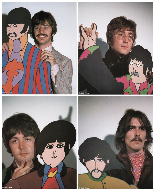 Lot 3158 Beatles (4) Yellow Submarine Prints by Bob Cook