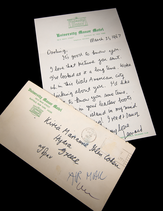 Lot 3470 Leonard Cohen Autograph Letter Signed to His Hydra Muse, Marianne Ihlen