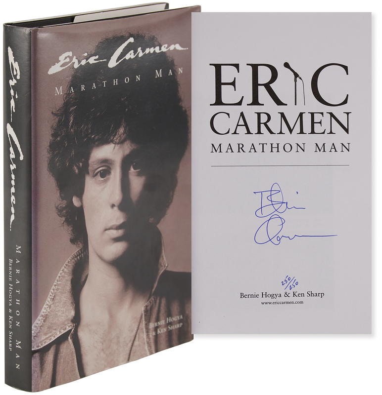 Lot 3493 Eric Carmen Signed Book - Marathon Man (Ltd. Ed. #250/250)