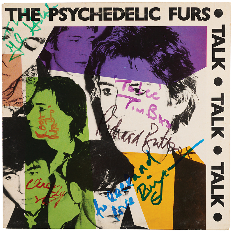 Lot 3620 Psychedelic Furs Signed Album - Talk Talk Talk