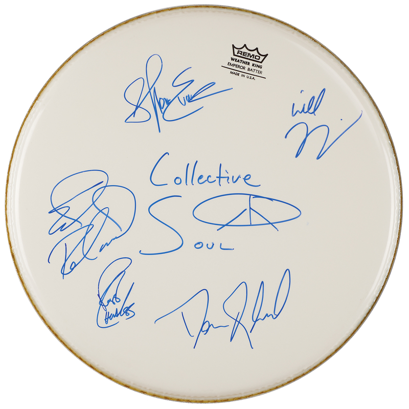 Lot 3672 Collective Soul Signed Drum Head