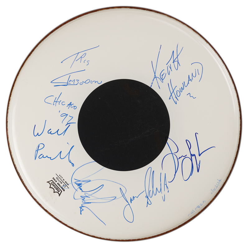 Lot 3494 Chicago Signed Drum Head