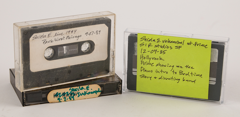 Lot 3644 Prince and Sheila E. (3) Concert and Rehearsal Cassette Tapes - From the Collection of Susie Davis