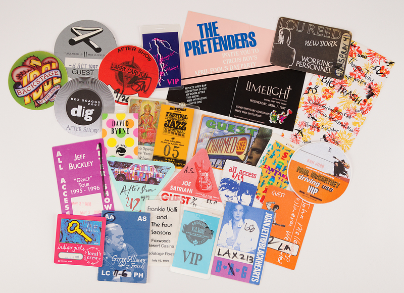 Lot 3592 Rock and Roll Lot of (21) Backstage Passes - From the Collection of Susie Davis