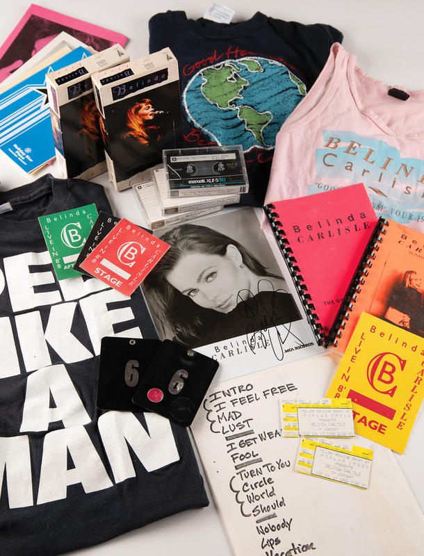 Lot 3595 Belinda Carlisle 1998 ?Good Heavens!? Tour Collection - From the Collection of Susie Davis