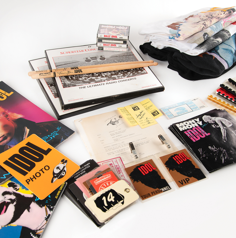 Lot 3611 Billy Idol 1987 Tour Ephemera Collection - From the Collection of Susie Davis
