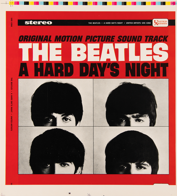 Lot 3148 Beatles: A Hard Day's Night Album Cover Proof
