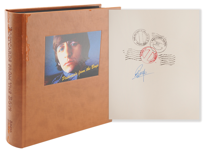 Lot 3194 Ringo Starr Signed Book - Postcards from the Boys (Ltd. Ed. #875/2500)